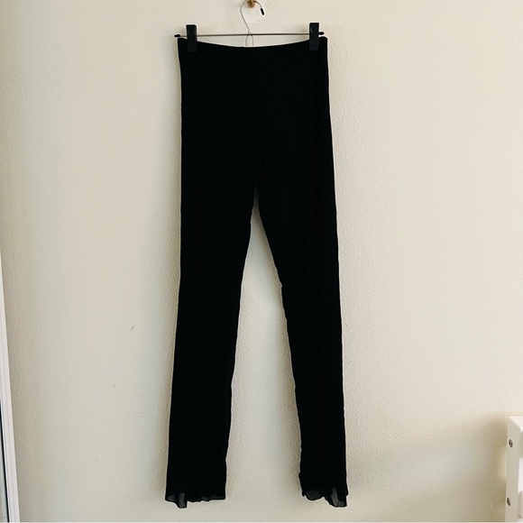 Vivienne Tam Women's Black Mesh Pants Size Medium - Picture 2 of 8
